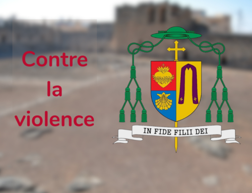 Message de notre évêque contre la violence
