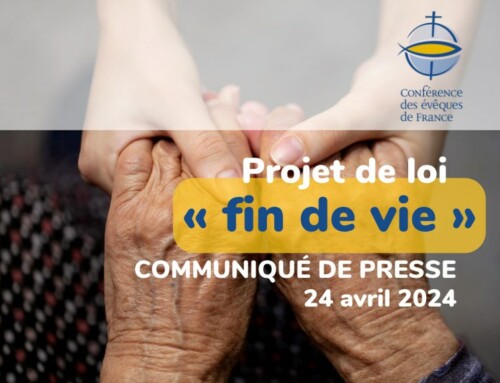 Projet de loi “fin de vie”, communiqué de presse du 24 avril 2024